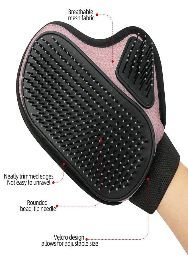  الرسم البياني قفاز تدليك للعناية بالحيوانات الأليفة للقطط والكلاب، أداة تدليك لإزالة الفراء المتساقط، قفازات كبيرة للعناية بالحيوانات الأليفة ذات الشعر الطويل أو الكثيف من الكلاب والقطط. - Image 4